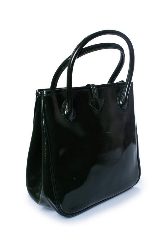 Bolso Longchamp, Roseau verde con asa superior. – Bolsos de mano, Calfskin (photo 3 of 8)