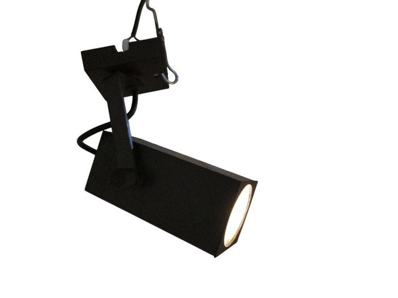 Image 1 of 1970s vintage Philips "Cube" ceiling lamp with two spotlights, plus 1 separate spotlight.
