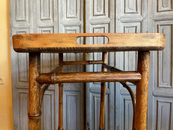 Tea Trolley Table A Tisane Vichy Antique, Side tables, Bamboo, Brown (photo 14 of 22)