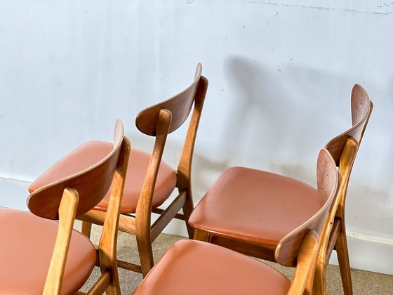 Image 1 of Sechs Farstrup Modell 210 Esszimmerstühle (2 Sets verfügbar)