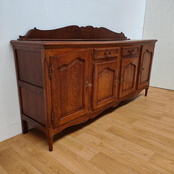 Buffet, commode, meuble mural de style Louis XV – Buffet bas, Wood (photo 7 of 20)