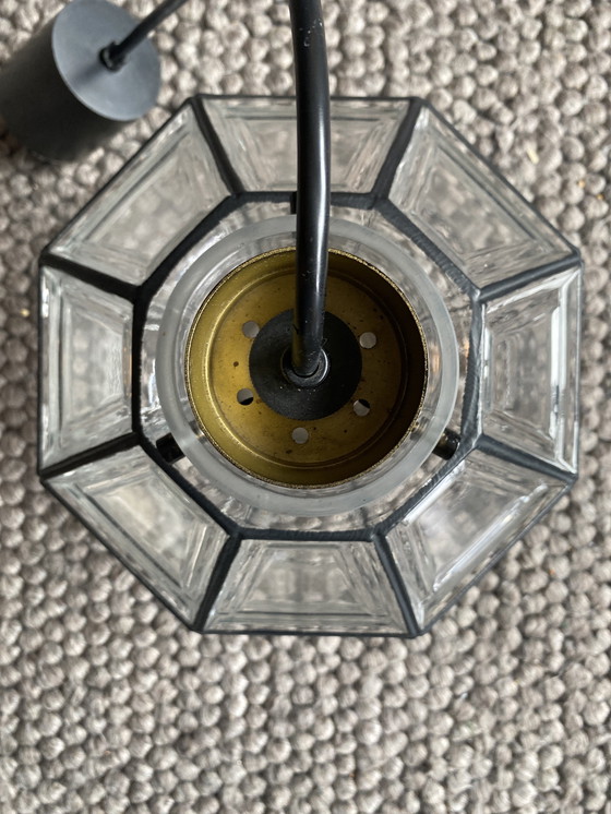 Image 1 of Glashütte Limburg hanglamp uit de jaren 60 of 70