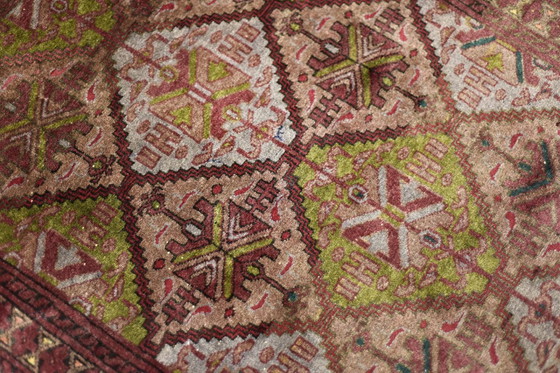 Image 1 of Tappeto Ersari orientale turkmeno vintage tessuto a mano, anni '50