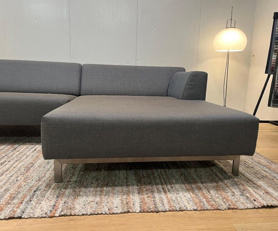 Image 1 of Canapé d'angle Rolf Benz Linea gris-brun