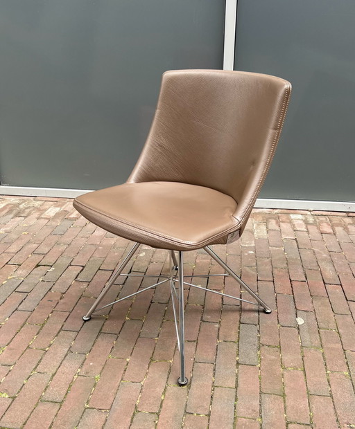 Bert plantagie Rho stoel bruin leer