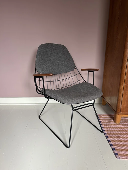 Pastoe Fm06 Wire Chair Armchair By Cees Braakman