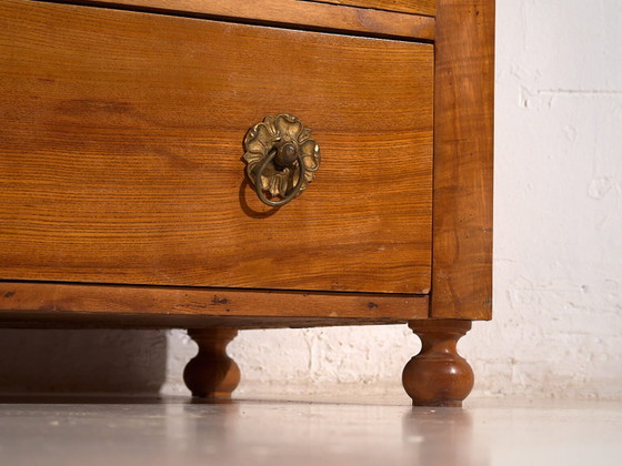 Cassettiera Biedermeier antica con ferramenta a forma di fiore (c.1850) #62 – Cassettiere (photo 19 of 40)