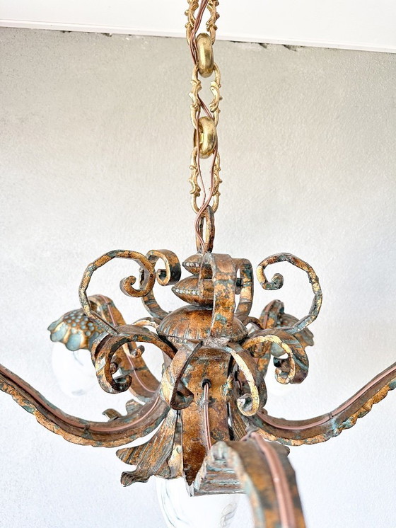 Image 1 of Vintage brutalist chandelier