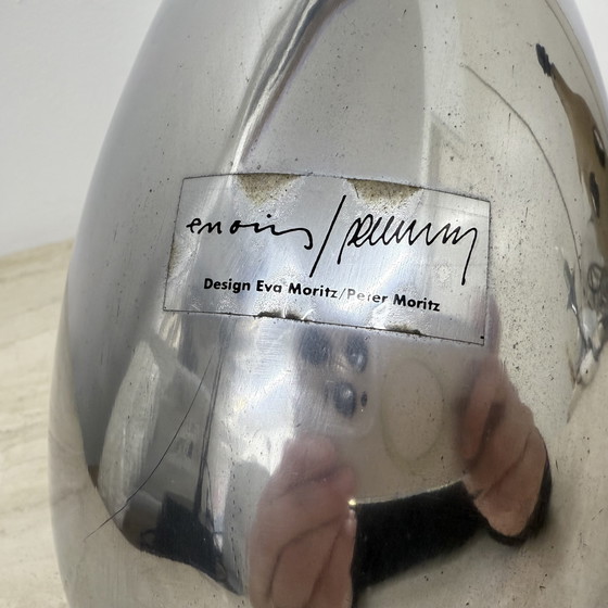 Image 1 of Biomorphic Sculpture Object in Aluminum by Eva & Peter Moritz for IKEA, 1980