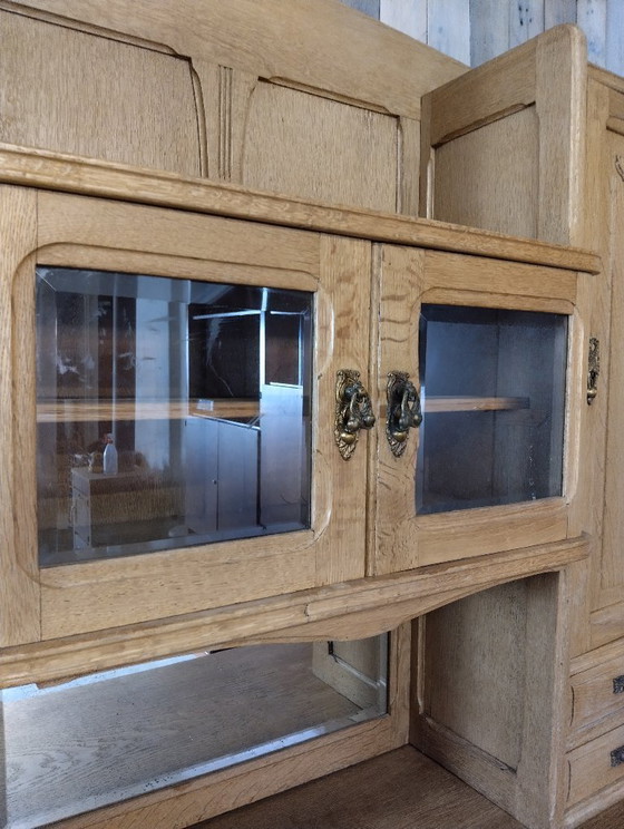Image 1 of Brocante country light oak buffet cabinet