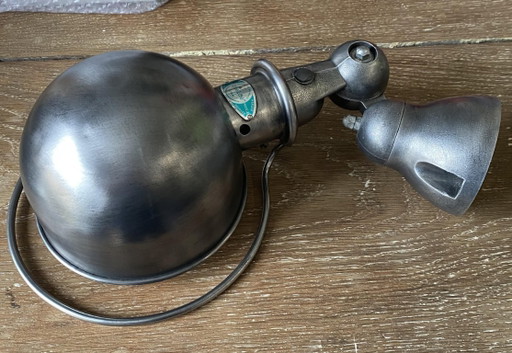 Jieldé wall lamp, black graphite, industrial vintage style, 1950s