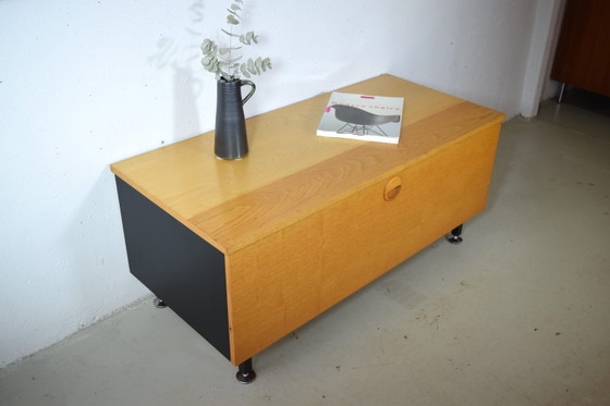 Scarpiera anni '50, credenza vintage, cassettiera, mobile di metà secolo – Hellerau, Cassettiere, Metal (photo 4 of 6)