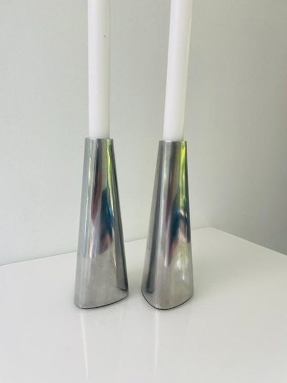 Image 1 of IKEA RENOS kandelaars Ehlén Johansson vintage design set