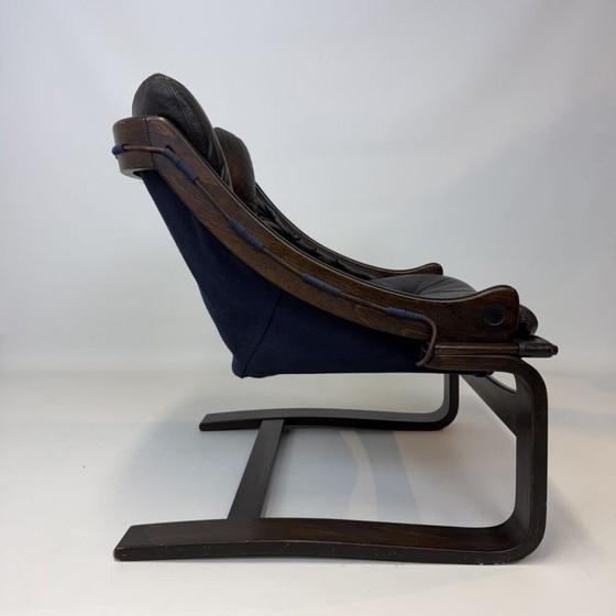 Kroken armchair by Åke Fribytter for Nelo Möbel, Leather (photo 8 of 18)