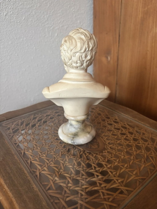 Buste de Richard Wagner – buste en marbre – style académie classique et sombre