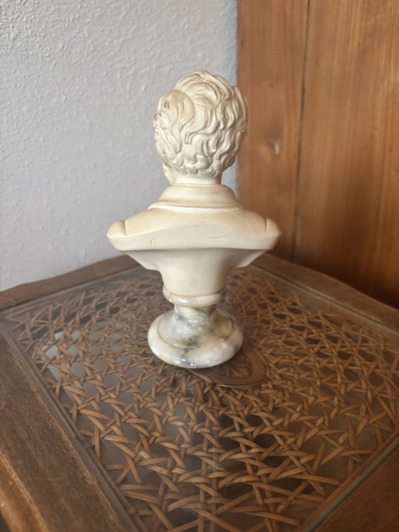 Image 1 of Busto de Richard Wagner – busto de mármol – estilo clásico y de academia oscura