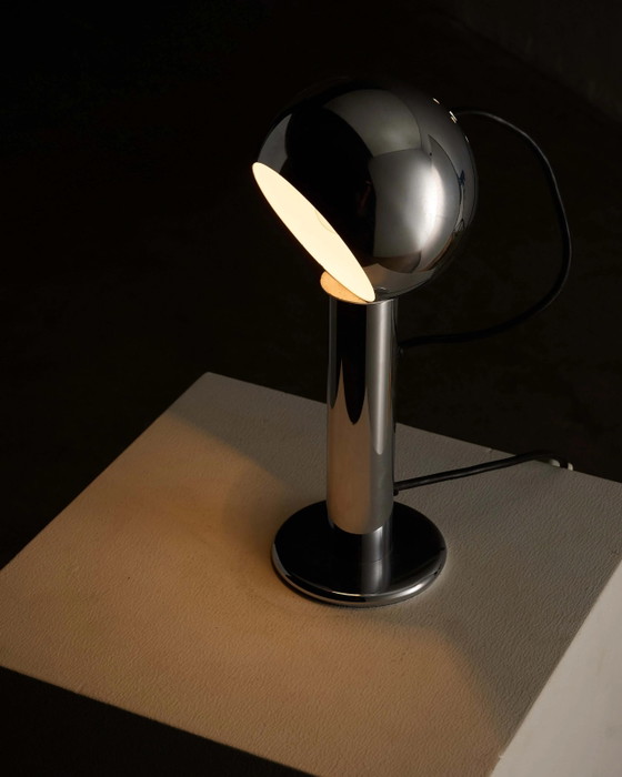 Chrome 'Eyeball' Table Lamp by Massive (photo 4 of 8)