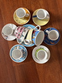 Arzberg Kaffeetassen mit Aufdruck