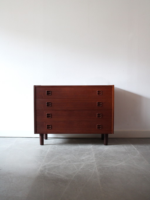 Vintage Danish teak chest of drawers