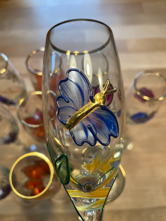 Juego exclusivo de Paul Nagel, serie Tiffany, 11 copas de champán. – Vasos y jarras, Glass (photo 14 of 14)