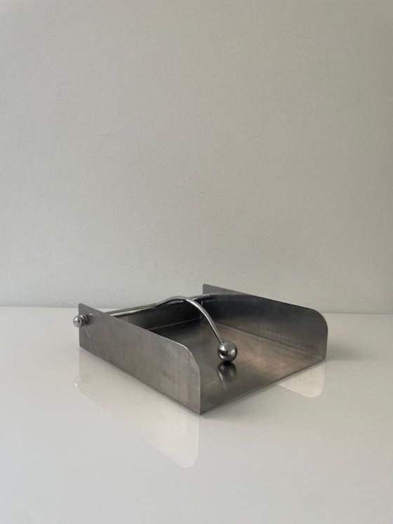 Image 1 of Portatovaglioli in acciaio inox con peso integrato – design elegante