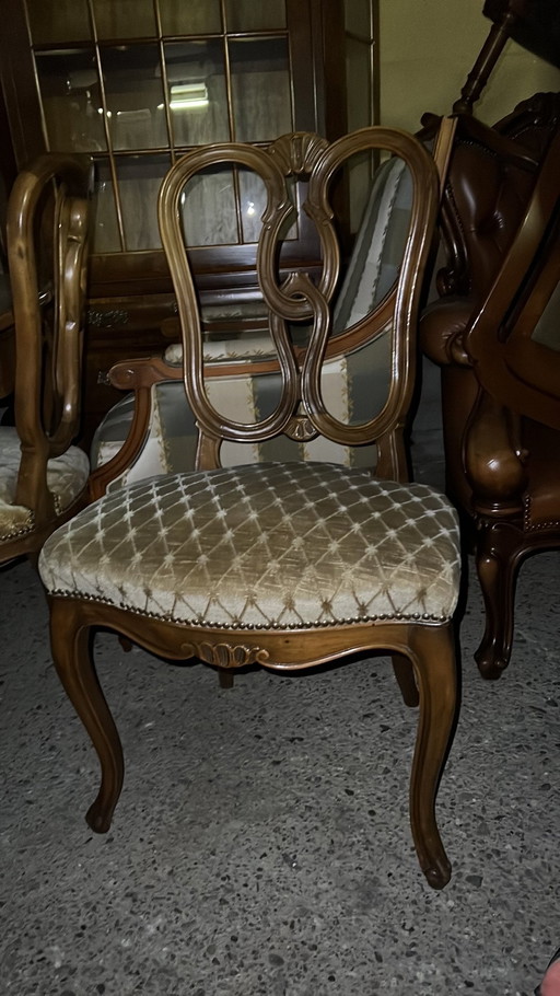 Chippendale eettafel con 6 pisos 