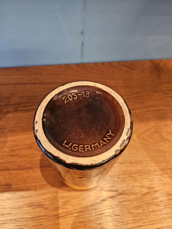 Scheurich Germania Ovest Vaso 203-18 Marrone Arancione – Vasi, Ceramica (photo 4 of 5)