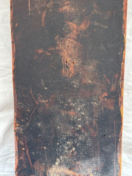 Image 1 of Polychroom houtsnijwerk