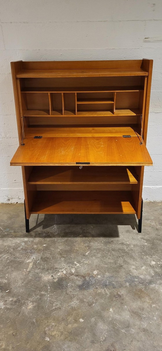 Image 1 of Vintage secretary desk and bookcases, 1950s