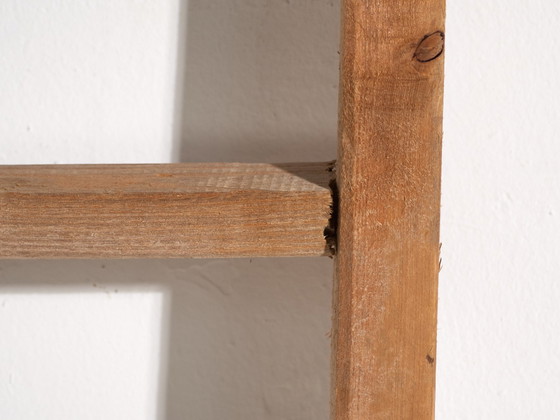 Scala antica in legno di pino, Europa centrale, circa 1920, Oggetti decorativi, Rustic (foto 6 di 6)