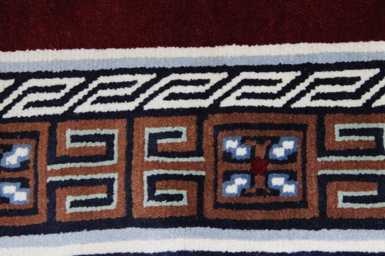 Image 1 of Original Hand-Knotted Old Chinese Peking Art Modern Rug 190 x 90 cm