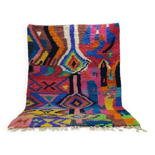 Tappeto berbero Boujaad dal Marocco in lana – 300 × 210 cm – motivi astratti