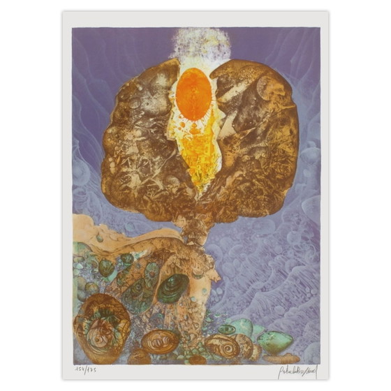 Image 1 of Patrick BRISSAUD The Baptism of the Lightning King Signed lithograph