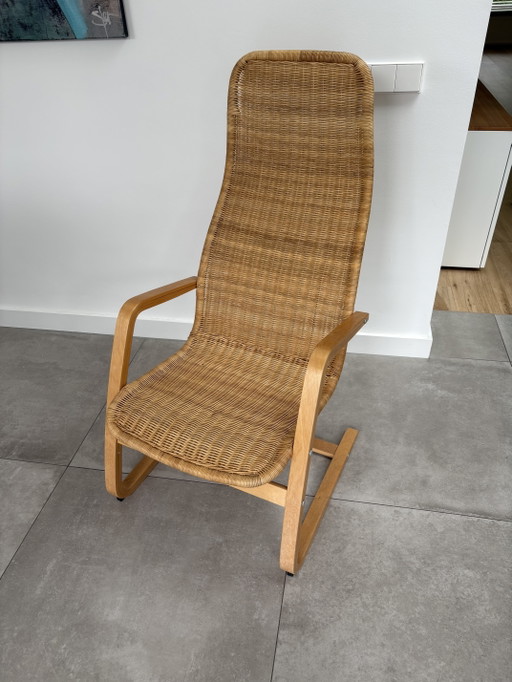 Ikea Öland Fauteuil, Ontworpen Door Yngve Ekström – Rattan, Wood