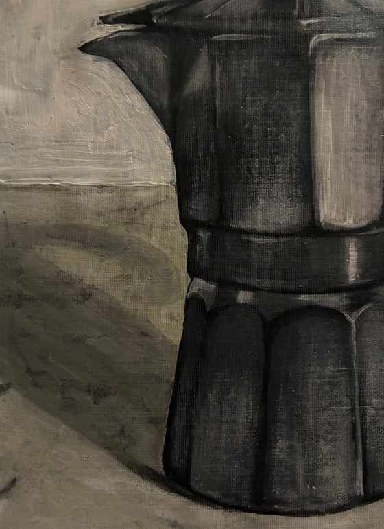 Coffee Maker – Walter Geraci, Paintings & Drawings, Canvas (photo 7 of 11)