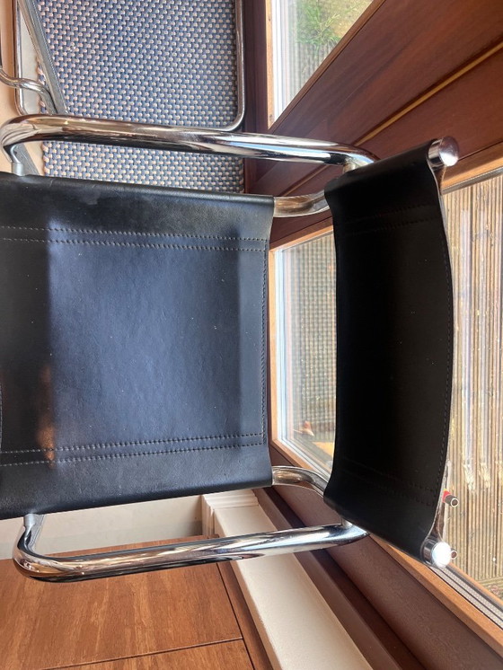 Image 1 of Set di 2 sgabelli da bar Bauhaus / Mart Stam