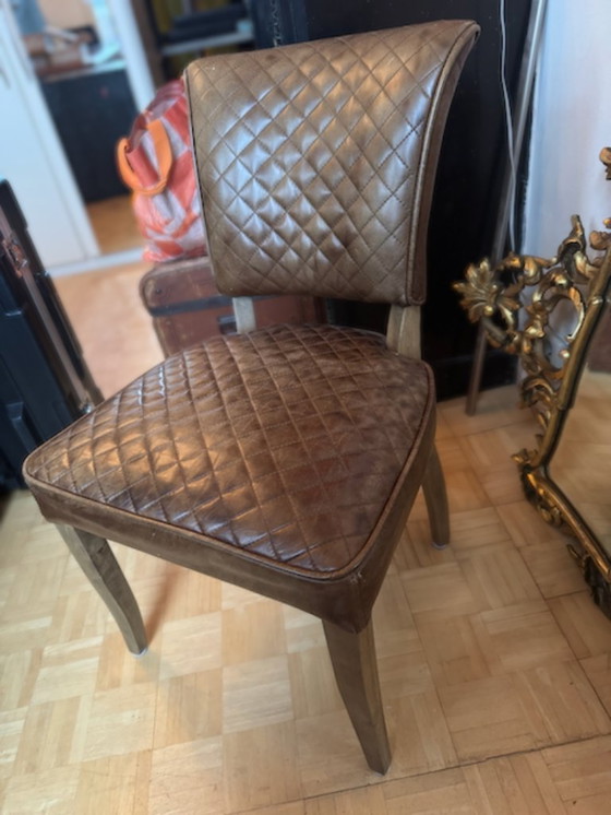 Image 1 of Sedia da pranzo trapuntata Mimi di Timothy Oulton