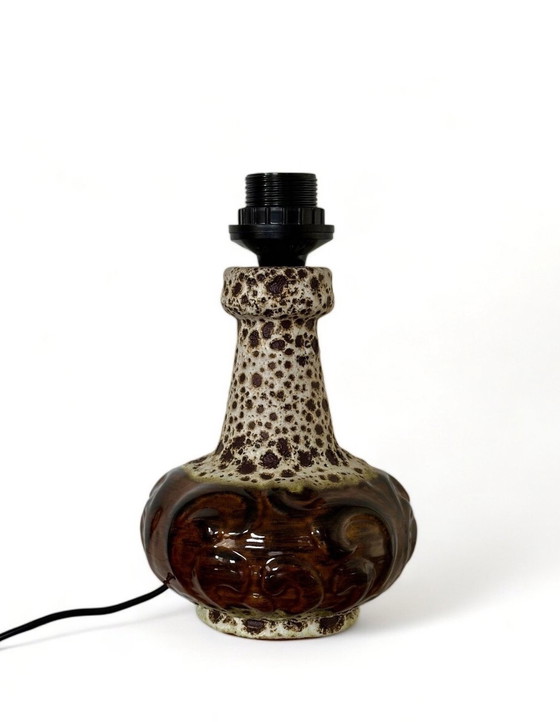 Image 1 of Fat lava vaas lamp vintage mid century verlichting keramiek sfeerverlichting tafellamp space age