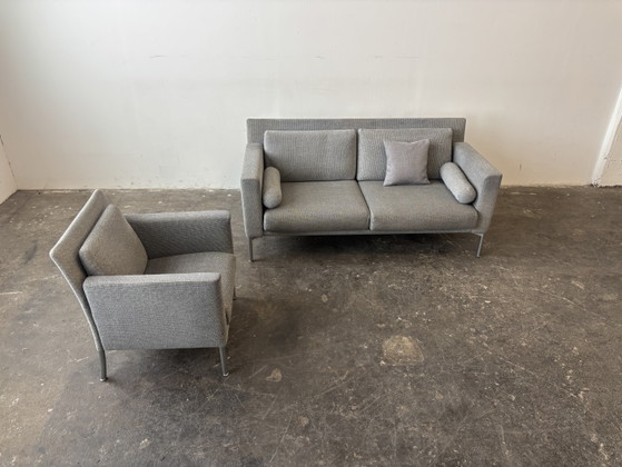 Walter Knoll Jason Designer Sofa Armchair Fabric – Couches, Cotton, Wool, Modern (photo 2 of 10)