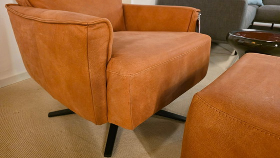 Image 1 of Draaifauteuil Musterring + hocker Togo Rost