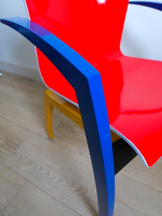 Image 1 of Sedia da pranzo Leolux Camarilla ispirata a "Mondriaan".