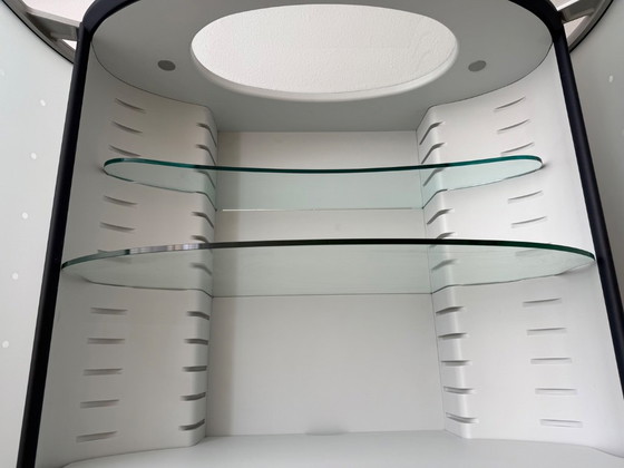 Acerbis Blue Moon 95 – Roberto Lazzeroni 1993 – Rare Design Display Cabinet – Mdf (photo 2 of 6)