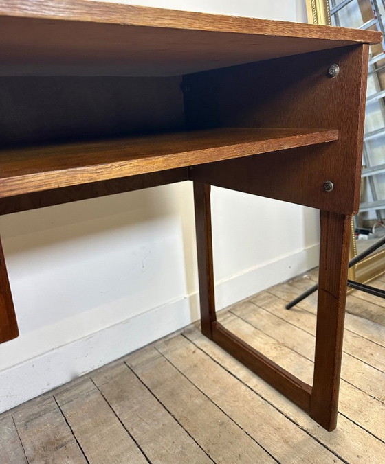 Image 1 of Scrivania vintage scandinava in teak degli anni '60