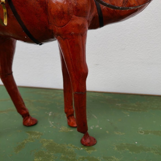 Image 1 of Vintage handmade leather Drommedaris statue