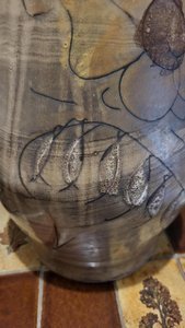 Image 1 of La Roue Keramische Vaas Frankrijk Vallauris 1975 Vintage