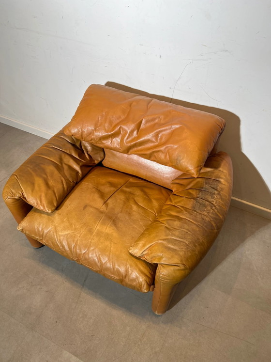 Sillón Cassina Maralunga de cuero de Vico Magistretti – Sillones (photo 3 of 7)