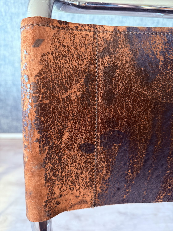 Image 1 of Vintage Thonet S33 van Mart Stam, met een bijzondere patina, circa jaren 60.