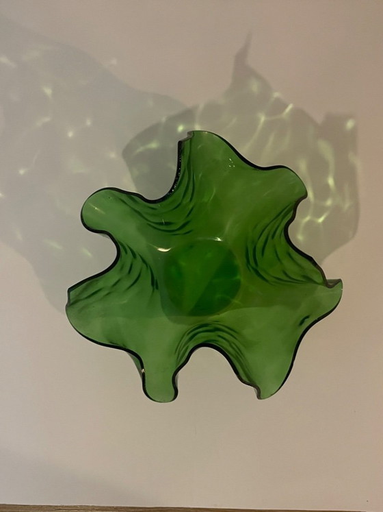 Image 1 of Large 'handkerchief' vase by Chance Brothers