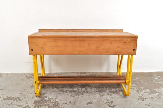 Image 1 of Banco scolastico vintage / banco scolastico anni '50
