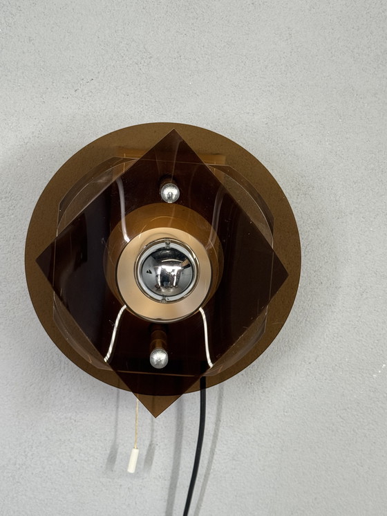 Image 1 of Herda Space Age Wall Lamp 1970s